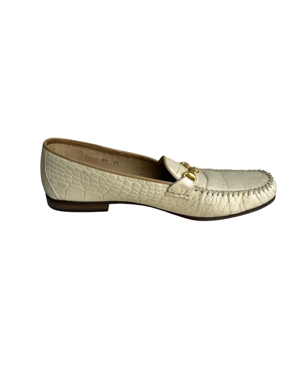 Escada croc embossed